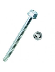 VITE AUTOFORANTE INOX DIN7504K T.E. FINTA RONDELLA 4,8x25