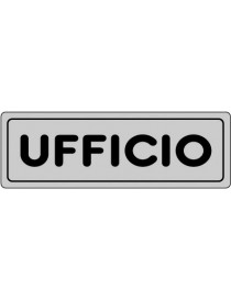 ETICHETTA ADESIVA "UFFICIO" cm 15x5