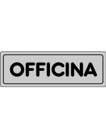 ETICHETTA ADESIVA "OFFICINA" cm 15x5