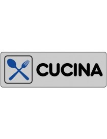 ETICHETTA ADESIVA "CUCINA" cm 15x5