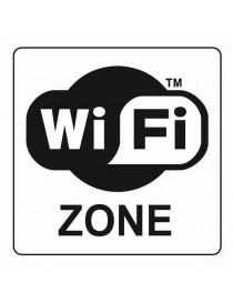 ETICHETTA ADESIVA PLEXIGLASS SECUR WI-FI ZONE