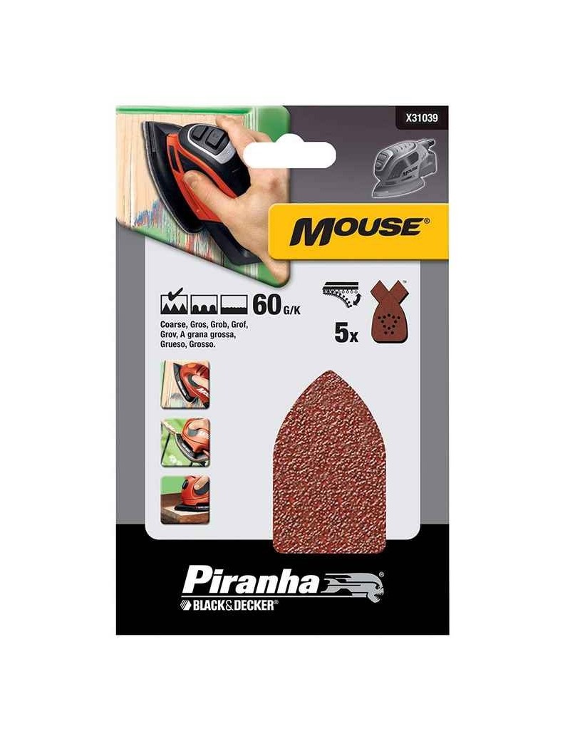 Per levigatrice BLACK&DECKER MOUSE.