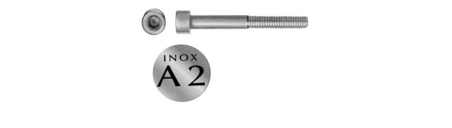 Testa cilindrica cava inox